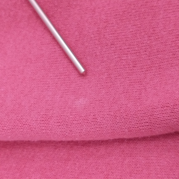 Vintage Pink Sweatshirt Boxy Crew neck Late 80s Early 90s Candy Bubblegum Pink - Picture 7 of 8